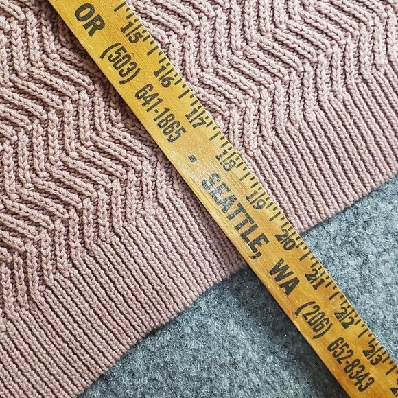 Jack by BB Dakota Sweater Sz Small Womens Pink With Button Designs - Picture 10 of 11